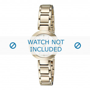 DKNY watch strap NY2399 Metal Gold 18mm