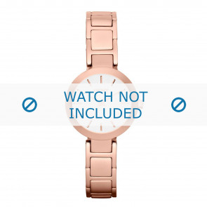 DKNY watch strap NY2400 Metal Rosé 18mm