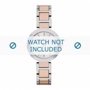DKNY watch strap NY2402 Metal Rosé