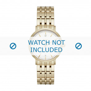 DKNY watch strap NY2503 Metal Gold 18mm
