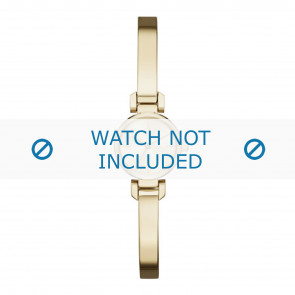 DKNY watch strap NY2628 Metal Gold 6mm