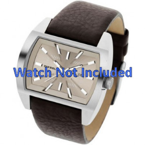 Watch strap Diesel DZ1113 Leather Brown 29mm