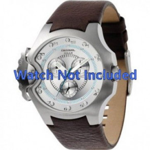 Watch strap Diesel DZ4132 Leather Brown 17mm