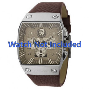 Watch strap Diesel DZ9038 Leather Brown 32mm