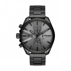 Watch strap Diesel DZ4484 Steel Anthracite grey 22mm