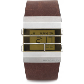 Watch strap Diesel DZ7071 Leather Brown 35mm