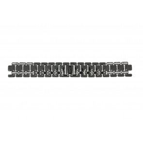 Watch strap Esprit ES302322005 Steel Black 16mm