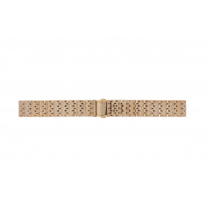 Fossil watch strap ES-3713 Steel Gold (Rosé) 16mm