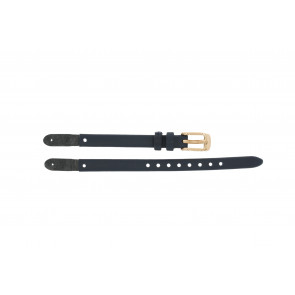 Watch strap Fossil ES4026 / Georgia Leather Blue 8mm