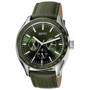 Watch strap Esprit ES103012003 Leather Green 21mm
