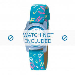 Esprit watch strap 000FA4 / 000FA4029 / ES000FA4-40BL Leather Blue