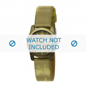Esprit watch strap ES000FA4-40GR / 000FA4044 Leather Green