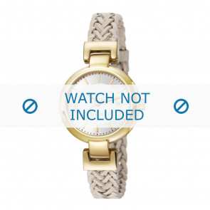 Esprit watch strap ES107632009 Leather Beige