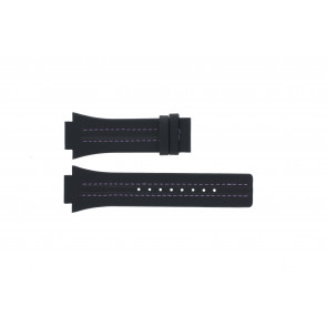 Watch strap Festina F16184-3 Leather Black 18mm