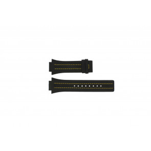 Watch strap Festina F16184/1 Leather Black 18mm