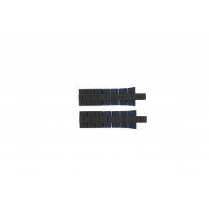 Watch strap Festina F16659-2 Steel/Silicone Blue 8mm
