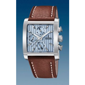 Watch strap Festina F20424-1 Leather Brown