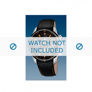 Watch strap Festina F6821-4 Leather Black 22mm