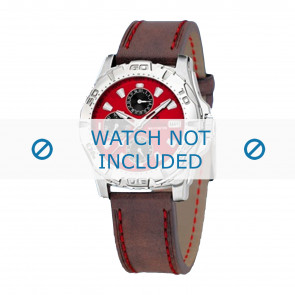 Watch strap Festina F16243-4 Leather Brown 21mm