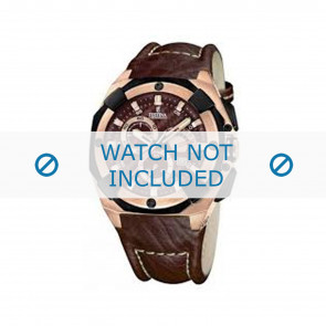 Watch strap Festina F16357-2 Leather Brown 21mm