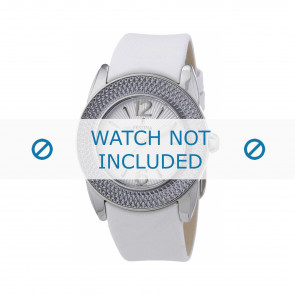 Watch strap Festina F16592/1 Leather White 21mm