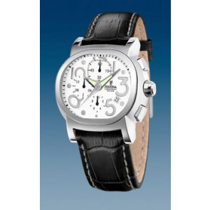 Watch strap Festina F16125-G / F16892 Leather Black 23mm