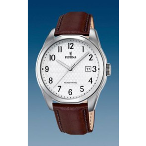 Watch strap Festina F16885.1 Leather Brown 21mm