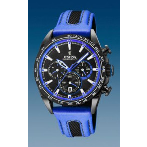 Watch strap Festina f20351/2 Leather Blue