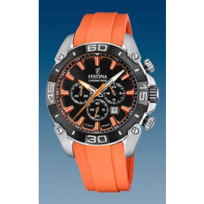 Watch strap Festina F20544.5 Rubber Orange