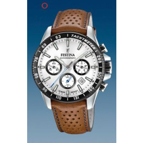 Watch strap Festina F20561/1 Leather Brown 22mm