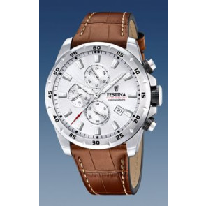 Watch strap Festina F20692.1 Leather Brown
