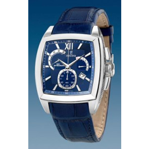 Watch strap Festina F6759/2 Leather Blue