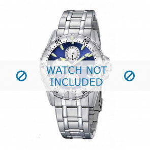 Festina watch strap F16059.4 / F16059.1 / F16059.2 / F16059.3 / F16059.5 / F16059.6 / F16059.7 / F16059.8 / F16059.9 / F16059.P / F16059.R / F16059.A / F16059.B / F16059.BU / F160594U Stainless steel Silver 22mm