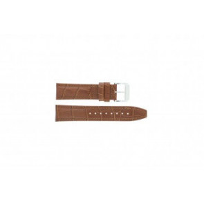 Festina watch strap F16081/8 Leather Brown 22mm + brown stitching
