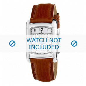 Festina watch strap F16101-5 / F16101-4 Leather Light brown + brown stitching