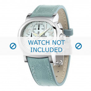 Festina watch strap F16125.4 Leather Green 23mm