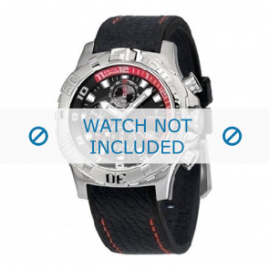 Watch strap Festina F16183-5 Leather Black 22mm