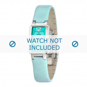 Watch strap Festina F16218-3 Leather Turquoise 9mm