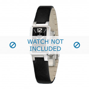 Watch strap Festina F16218-A Leather Black 9mm