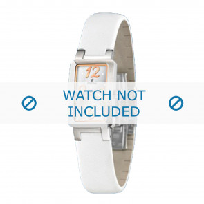 Watch strap Festina 14-1 / F16218-B Leather White 9mm