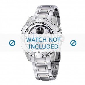 Festina watch strap F16358-1 / F16358-2 / F16358-3 /F16358-4 / F16358-5 / F16358-6 Metal Silver 22mm