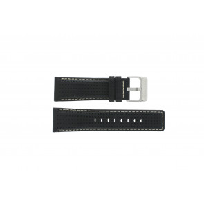 Festina watch strap F16363 Leather Black 26mm 