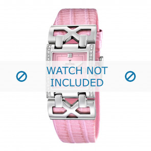 Watch strap Festina F16465-5 Leather Pink 23mm
