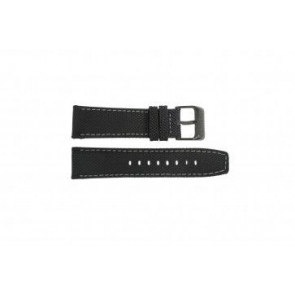 Watch strap Festina F16584-4 Leather/Textiles Black 24mm