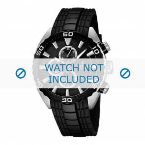 Watch strap Festina F16664-4 Rubber Black 23mm