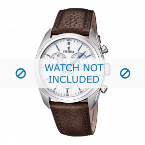 Watch strap Festina F16779-2 / F16784-1 Leather Brown 24mm