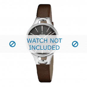 Festina watch strap F16954-3 Leather Brown 12mm