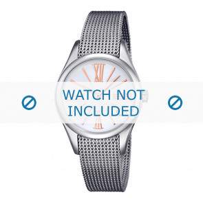 Festina watch strap F16962-1 / F16962-2 Metal Silver 16mm