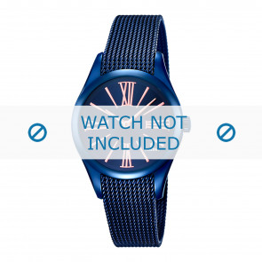 Festina watch strap F16963-1 Metal Blue 16mm
