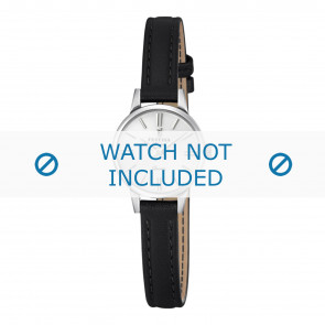 Watch strap Festina F20260-1 Leather Black 8mm